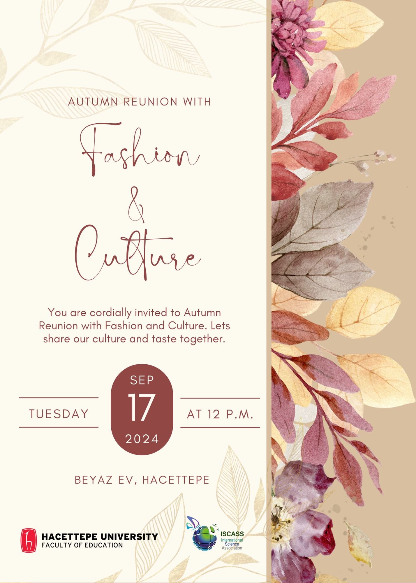 Autumn Reunion: Fashion and Culture Event